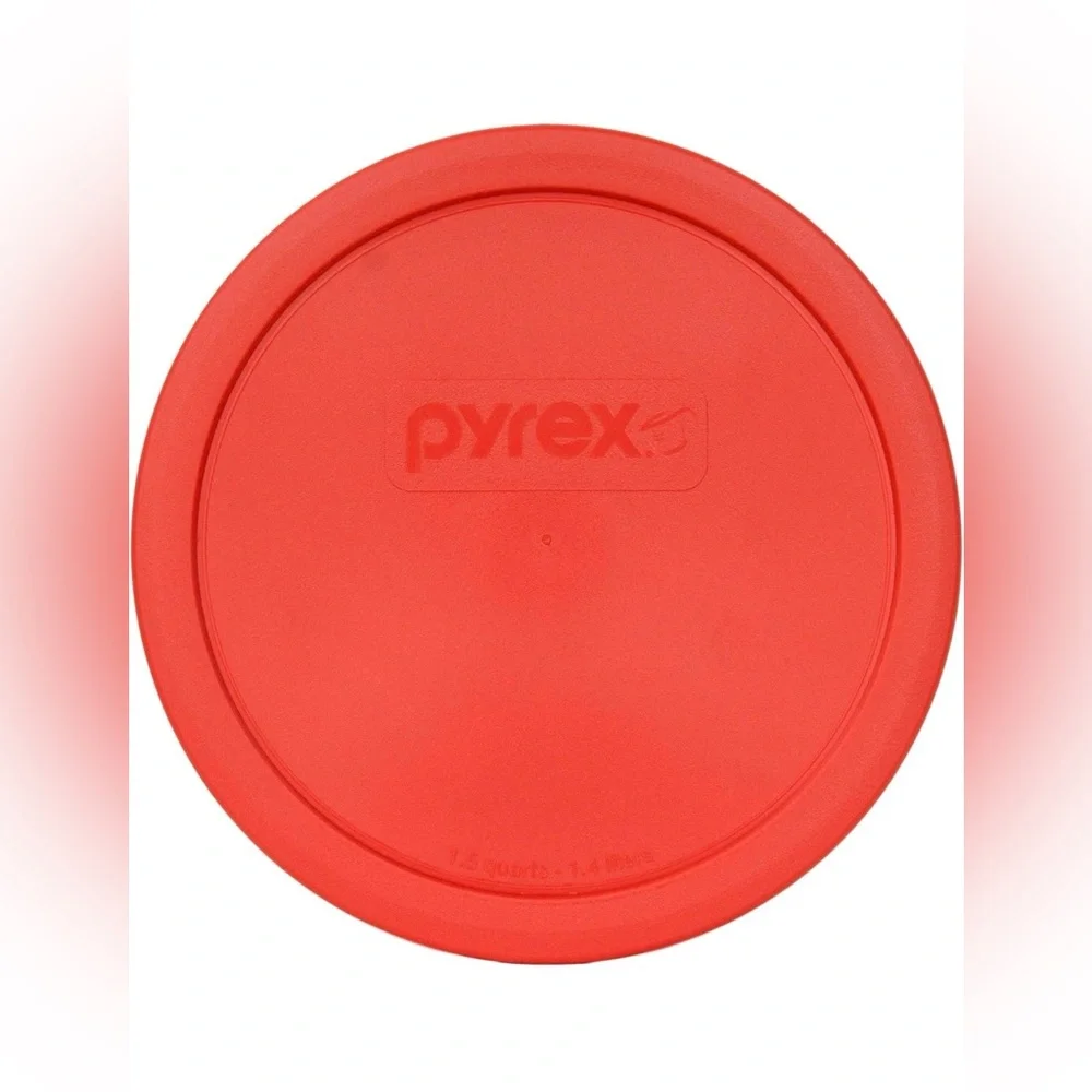 Pyrex Vibrant Blue and Red Lid Trio